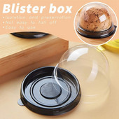 50 tk muffini koogikonteiner, ühekordsed kuukoogikarbid kupliga munakollasest krõbeda pakkekarbis pulma sünnipäevakingitustarvikud