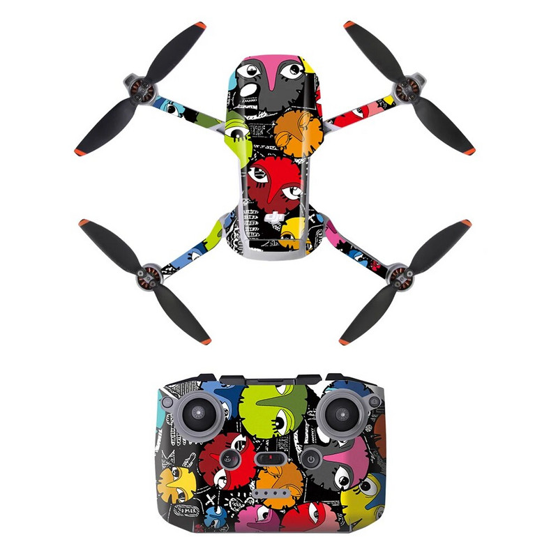 Naljepnica Skin za DJI Mini 2/Mini 2 SE Naljepnice Vodootporne PVC naljepnice Dron Body Skin Zaštitna ruka Kamera Dodaci za drone