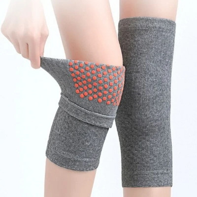 1 чифт точков масив Самонагряващи се наколенки Спортна подложка за колена Турмалинова опора за коляно при артрит Облекчаване на болки в ставите Възстановяване