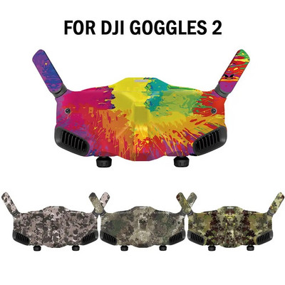 Coloful Cover Waterproof Anti-Scratch Protective Stickers Skin Decal For DJI Avata FPV Goggles 2