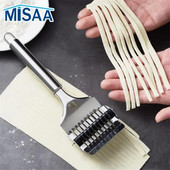 Rankinis makaronų pjaustytuvas nerūdijančio plieno valcavimo spagečių gaminimo aparatas makaronų spaudimo mašina virtuvės peilis virimo priedai įrankiai 1 vnt