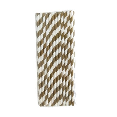 Dungi biodegradabile Paie de hartie Roz Albastru Dungi galbene Paie de baut Decoratiuni pentru nunta pentru petrecerea de nastere Baby Shower copii