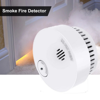 Smoke detector 10 years lithium battery operated wireless photoelectric smoke alarm with CE 14604 approval Free of charge holder