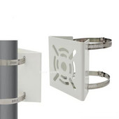 Gatvės apšvietimo stulpo tvirtinimo laikiklis Mažas universalus jungties stulpelis, laikiklis, stebėjimo laikiklis, vaizdo kameros galinis stovas, geležinė lanko plokštė