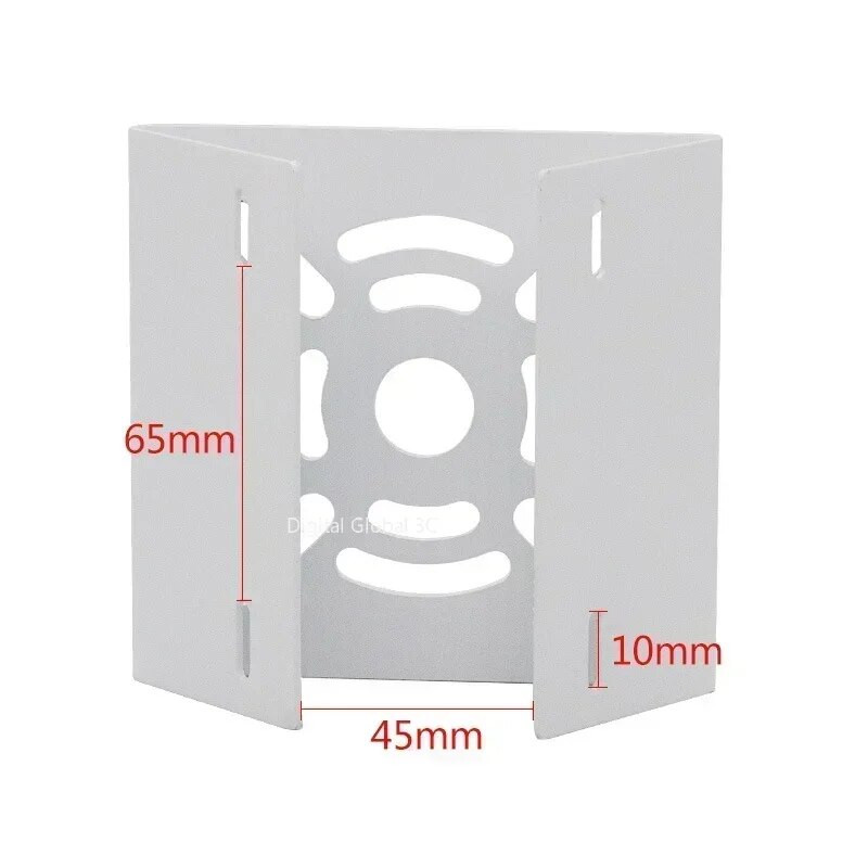 Gatvės apšvietimo stulpo tvirtinimo laikiklis Mažas universalus jungties stulpelis, laikiklis, stebėjimo laikiklis, vaizdo kameros galinis stovas, geležinė lanko plokštė