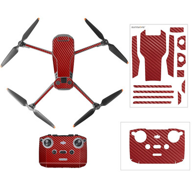 Autocolant Autocolant impermeabil pentru piele pentru corpul dronei DJI Mavic 3 și accesorii pentru telecomandă Autocolant rafinat pentru dronă rezistent la ulei