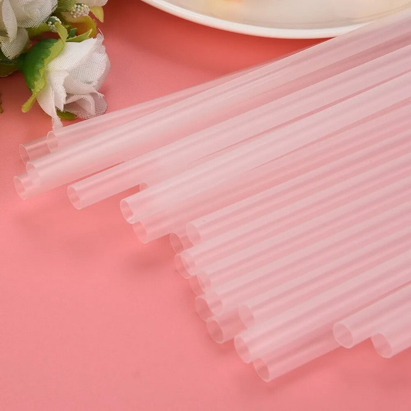 100-300 de bucăți paie transparente de băut Rietjes din plastic pentru ustensile de bucătărie, bar, băuturi, băuturi, cocktail, băuturi, paie de unică folosință