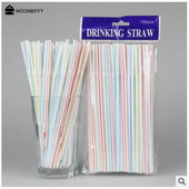 100 vnt Dideli geriamieji šiaudeliai, mišrios spalvos perlų burbulų pieno arbatos kokteiliams vakarėliui plastikinis 21 cm baro priedai vakarėliui Alik