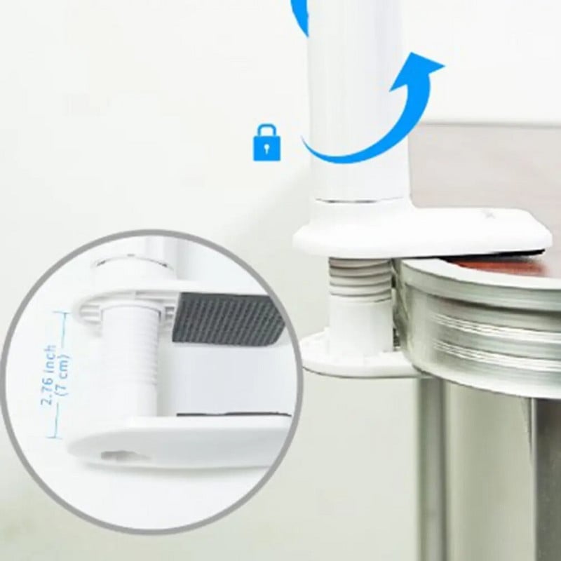 Daudzfunkcionāls universāls kameras turētāja statīvs mazuļa monitora stiprinājumam uz gultas šūpuļa, regulējams garās rokas kronšteins