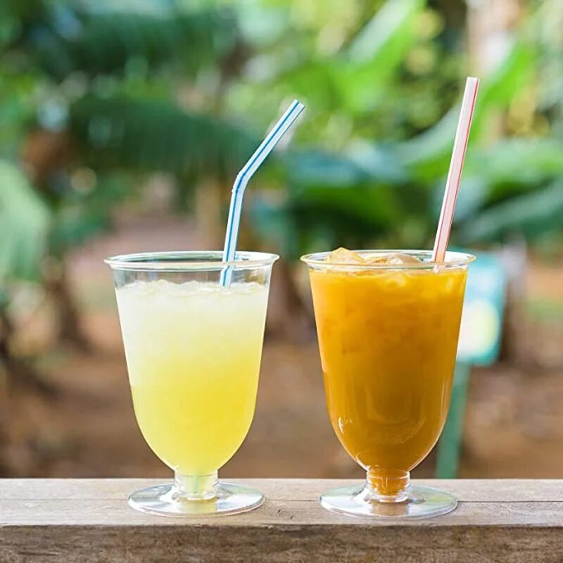 100/300 vnt. vienkartiniai plastikiniai šiaudeliai vaivorykštės dryžuoti lankstomi tempiami geriamųjų šiaudelių vakarėliui liemenėlės kokteilių sulčių gėrimų šiaudeliai