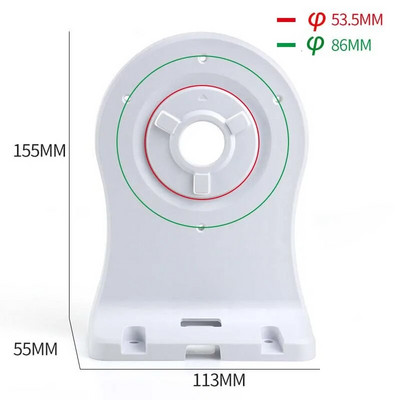 Universalus prie sienos montuojamas stebėjimo horizontalus 360 laipsnių laikiklis, skirtas C6 C4 CP1 serijos kupolinėms kameroms, skirtas EZVIZ PTZ išmaniosioms kameroms