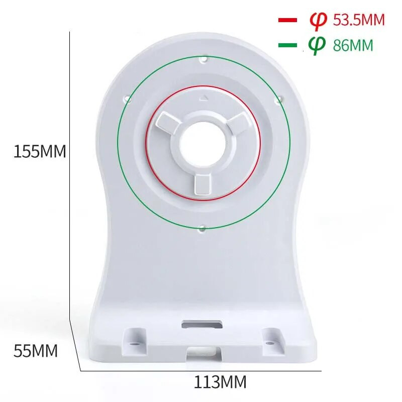 Universalus prie sienos montuojamas stebėjimo horizontalus 360 laipsnių laikiklis, skirtas C6 C4 CP1 serijos kupolinėms kameroms, skirtas EZVIZ PTZ išmaniosioms kameroms