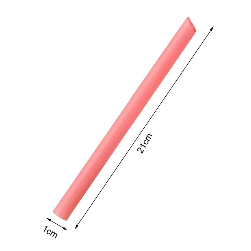 100 vnt Spalvoti vienkartiniai plokščiaburniai stori šiaudeliai 10 x 210 MM tiesūs vamzdeliai gėrimų šiaudeliai Vestuvių dekoro geriamieji šiaudeliai 2024 m.