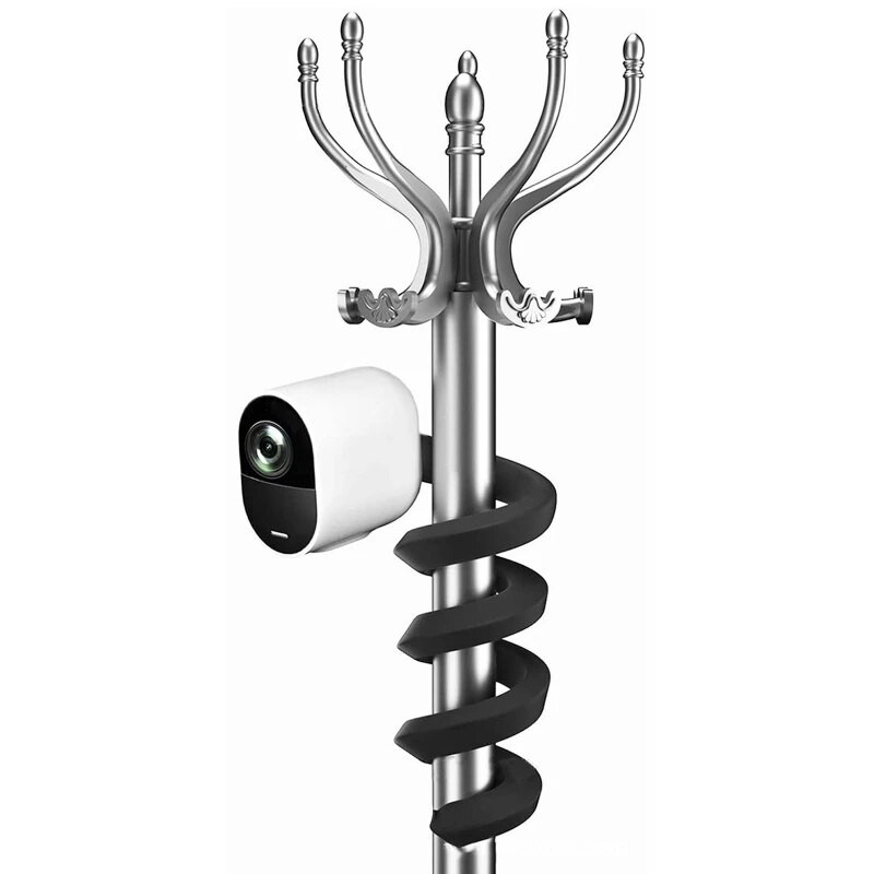 Силиконова гъвкава въртяща се стойка за външна камера Инсталиране на закрито без инструменти за вашата система за домашна охранителна камера