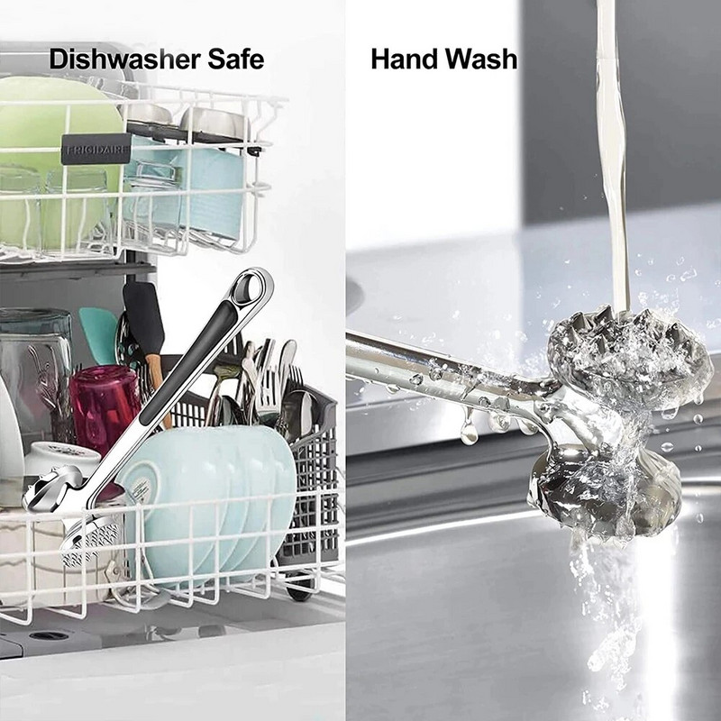 Veliki profesionalni čekić za meso, prijenosni labavi alat, igla za omekšavanje mesa, dvostrani čekić za meso s gumenom udobnom ručkom