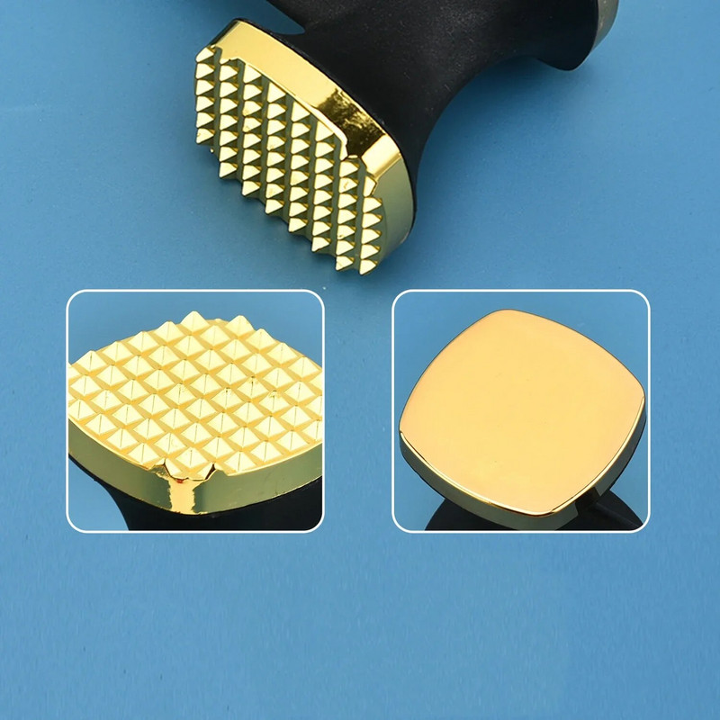 Τρυφερό κρέας διπλής όψης σφυρί βαρέως τύπου Meat Pounder με αντιολισθητική λαβή στιβαρή μηχανή για μαλακή μπριζόλα