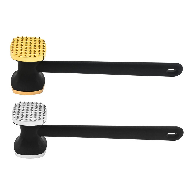 Τρυφερό κρέας διπλής όψης σφυρί βαρέως τύπου Meat Pounder με αντιολισθητική λαβή στιβαρή μηχανή για μαλακή μπριζόλα