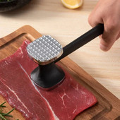Steak Hammer Mallet Kahepoolne tsingisulamist lihapehmendaja Hammer Seakarbonaad Steak Meat Mallet Kummist kaasaskantavad köögitööriistad