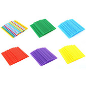 100 buc Accesorii pentru băuturi din paie din plastic de unică folosință