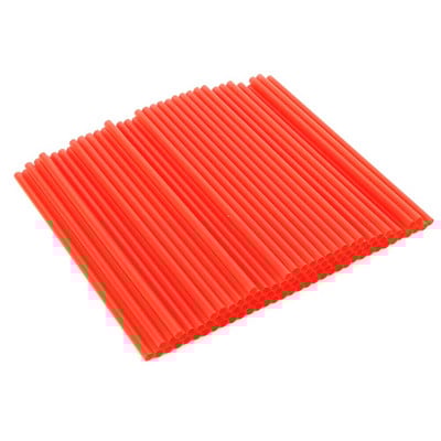 100 buc Accesorii pentru băuturi din paie din plastic de unică folosință