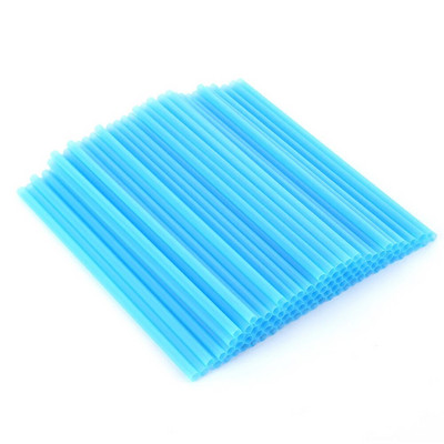 100 buc Accesorii pentru băuturi din paie din plastic de unică folosință