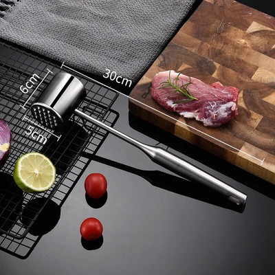 Ciocan de carne din oțel inoxidabil 304, frângător de carne în vrac, friptură de uz casnic, carne de porc, piept de pui, unelte de gătit, gadgeturi de bucătărie