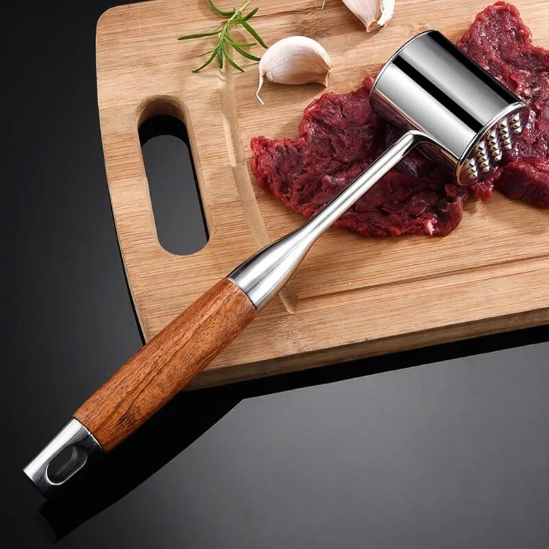 Ciocan de carne din oțel inoxidabil 304, frângător de carne în vrac, friptură de uz casnic, carne de porc, piept de pui, unelte de gătit, gadgeturi de bucătărie