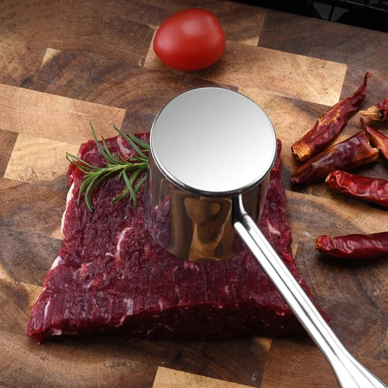 Ciocan de carne din oțel inoxidabil 304, frângător de carne în vrac, friptură de uz casnic, carne de porc, piept de pui, unelte de gătit, gadgeturi de bucătărie