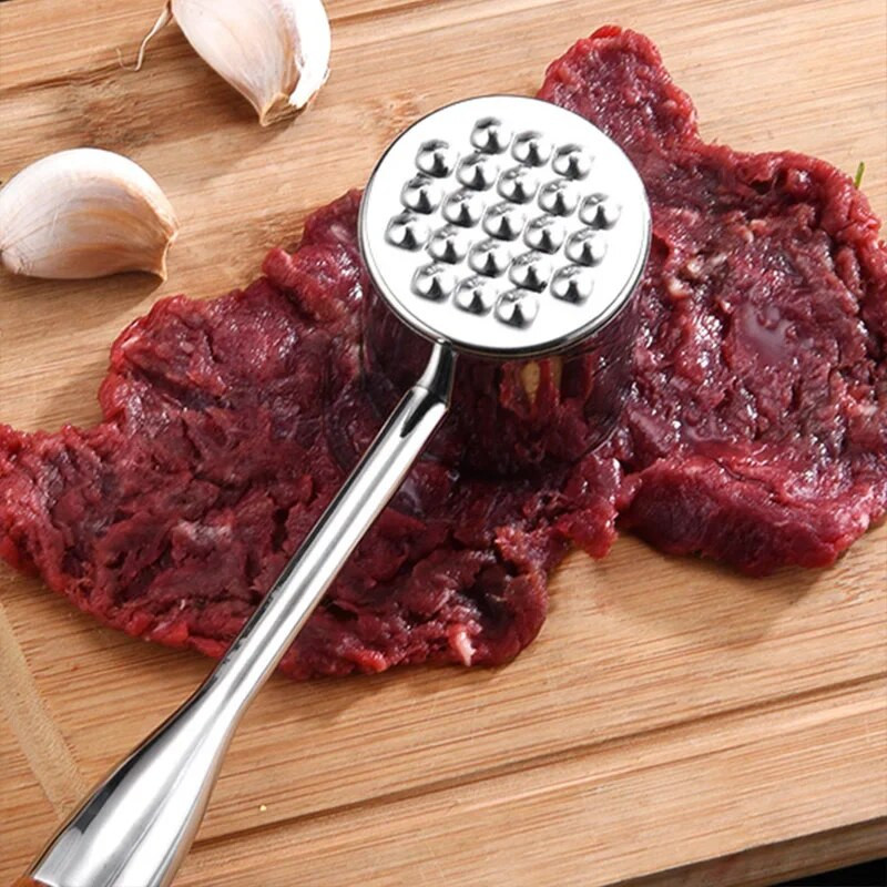 Ciocan de carne din oțel inoxidabil 304, frângător de carne în vrac, friptură de uz casnic, carne de porc, piept de pui, unelte de gătit, gadgeturi de bucătărie