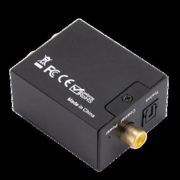 Съвместим с Bluetooth цифрово-аналогов аудио конвертор, адаптер, усилвател, декодер, оптично влакно, коаксиален сигнал, аналогов DAC Spdif