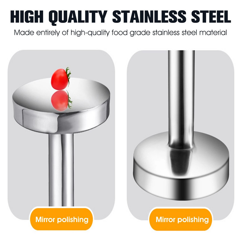 Mėsos plakimo plokštumas Maisto klasės nerūdijančio plieno virtuvė Mėsos plaktukas Didelis apvalus mėsos plaktukas Minkštinimo įrankis Rūdžiams atspari vištiena