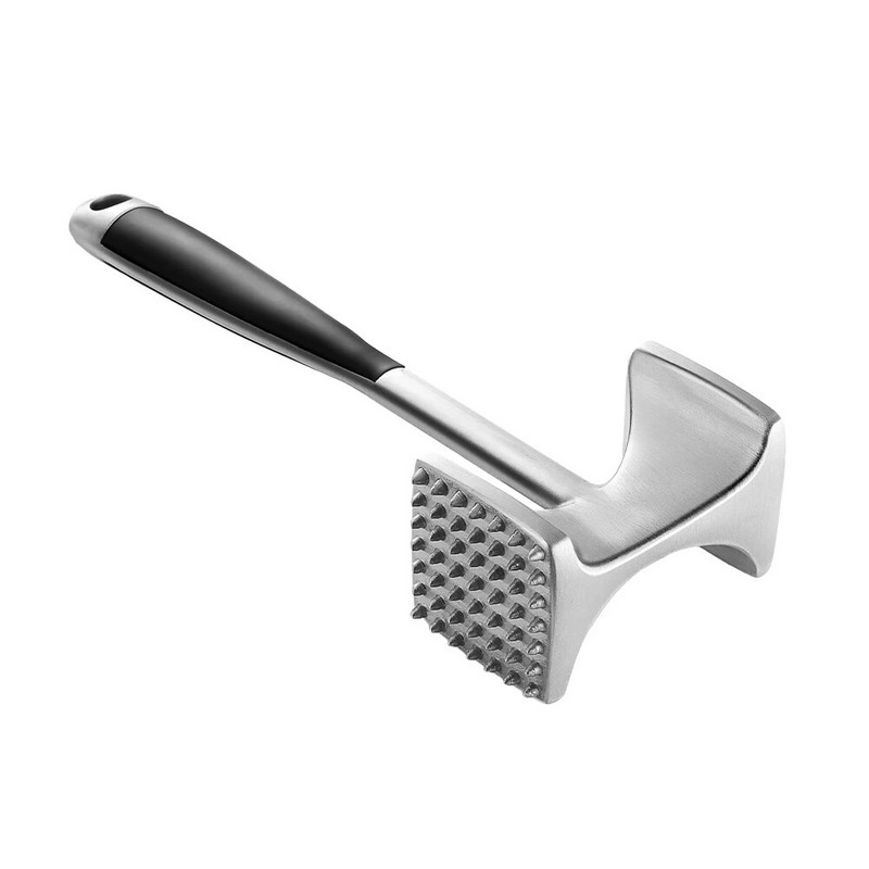 Mugava käepidemega kahepoolne lihahaamer, mis on mõeldud suure tööjõuga lihahaamer köögi jaoks