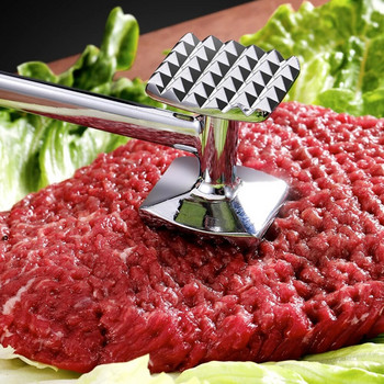 Διπλής όψης Meat Hammer Εργονομικός σχεδιασμός Αποτελεσματικός ανθεκτικός πολυλειτουργικός ανθεκτικός στη φθορά Εργαλεία κουζίνας βαρέως τύπου Θραυστήρας κρέατος