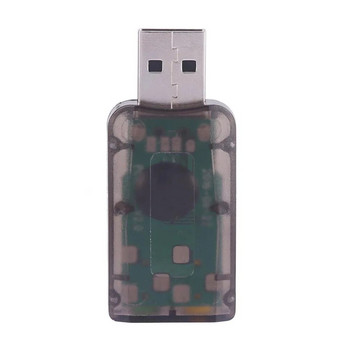 USB κάρτα ήχου 5.1 καναλιών Mini εξωτερικός προσαρμογέας κάρτας ήχου 3,5 χιλιοστών Ηχείο Μικρόφωνο Διασύνδεση ακουστικών για φορητό υπολογιστή
