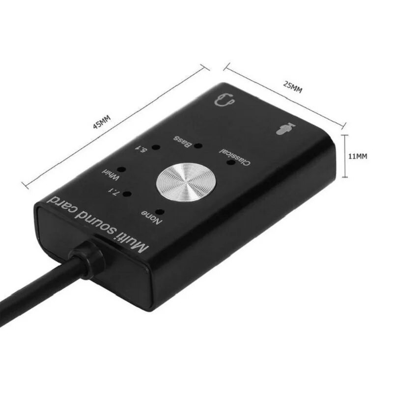 Išorinė garso plokštė USB 2.0 C tipo stereo mikrofono adapteris Profesionalus konverteris, skirtas MacBook nešiojamojo kompiuterio ausinių kompiuterio garsiakalbiui