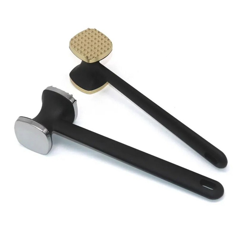 Nešiojamas daugiafunkcis kepsnių plaktukas iš cinko lydinio dvipusis mėsos minkštiklis buitinis česnako agurkų plaktukas