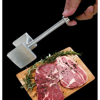 Гурме многостранно устройство за омекотяване на месо за начукване на месо, ядки, миди, отвор за закачане за лесно съхранение, измиване на ръка, издръжлив