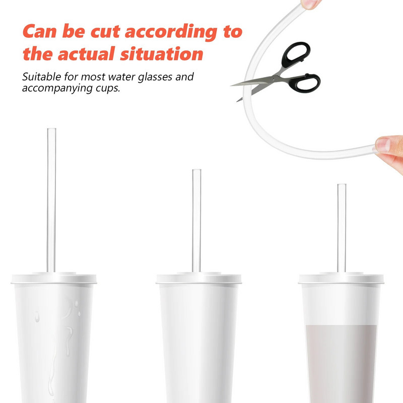 Szalmacsésze szívószálak csere vizes kancsók szilikon kefével Újrafelhasználható és tisztító ivókávés kancsó