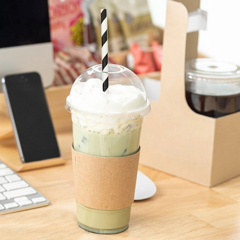 25 vnt. vienkartinių juostelių šiaudeliai Biologiškai skaidūs vaivorykštės dryžuoti šiaudeliai ekologiški gimtadienio vakarėlio reikmenys