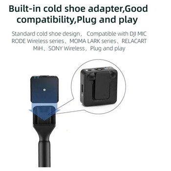 Държач за ръчен безжичен микрофон Plug and Play Handle Adapter за DIIMIC LARK за MiH за SONY Bee за RODE