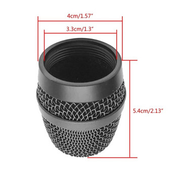 Професионален микрофон с сферична глава, мрежеста решетка, микрофон, капак на решетка за микрофон, капак на предното стъкло за sennheiser E835/E845 MIC аксесоари