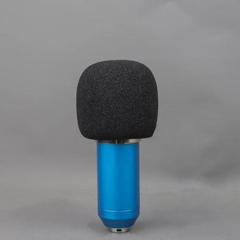Предно стъкло на микрофон от пяна за Blue Yeti Yeti Pro Кондензаторен капак на микрофона Поп филтър Капак на микрофона Предно стъкло Вокална кабина