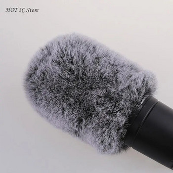 Μικρόφωνο Furry Windscreen Muff Κάλυμμα ανεμοθώρακα μικροφώνου Fuzzy Microphone Cover Fuzzy Microphone Filters for AT2020