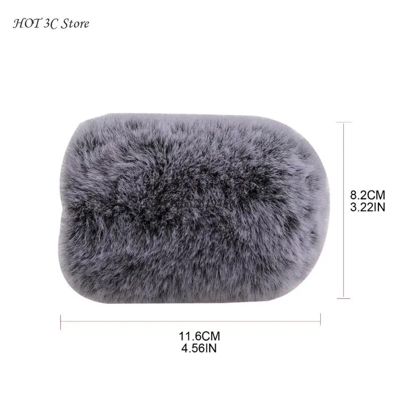 Mikrofono pūkuotas priekinio stiklo dangtelis Mikrofono priekinio dangtelio neryškus mikrofono dangtelis neryškus mikrofono filtrai, skirti AT2020