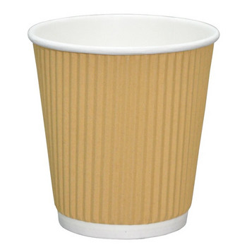 100 бр./опаковка 7 унции дебела хартиена чаша за еднократна употреба Крафт чаша за кафе парти консумативи за горещо пиене