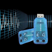 Prijenosna 3D audio kartica USB 1.1 adapter za mikrofon/zvučnike 7.1 CH surround zvuk audio adapter za slušalice za osobno računalo prijenosno računalo