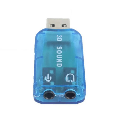 Prijenosna 3D audio kartica USB 1.1 adapter za mikrofon/zvučnike 7.1 CH surround zvuk audio adapter za slušalice za osobno računalo prijenosno računalo