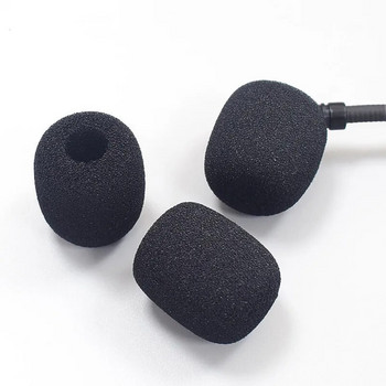 10 τμχ Μικρόφωνο με κάλυμμα σφουγγαριού Ακουστικά μικροφώνου Αφρώδη κάλυμμα μικροφώνου Προστατευτικό καπάκι για Gooseneck Meeting Mic