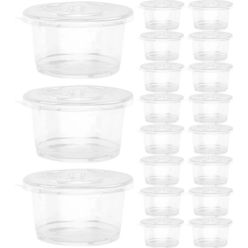 50 kom. Plastične čaše za desert Posude za hranu s poklopcima 250 ml za jednokratnu upotrebu Zdjelice za puding od jogurta i sladoleda Dekoracija kolača Drop dostava