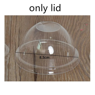 50 tk pabertopsid Sünnipäevapeo magustoidu tassi jäätisekauss kaanega Kvaliteetne multikas 200 ml väike ümmargune ühekordne